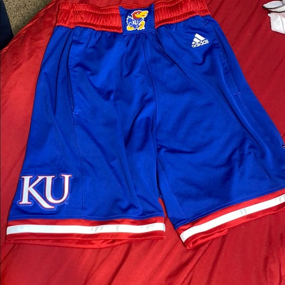 Kansas University Ku Basketball Shorts 